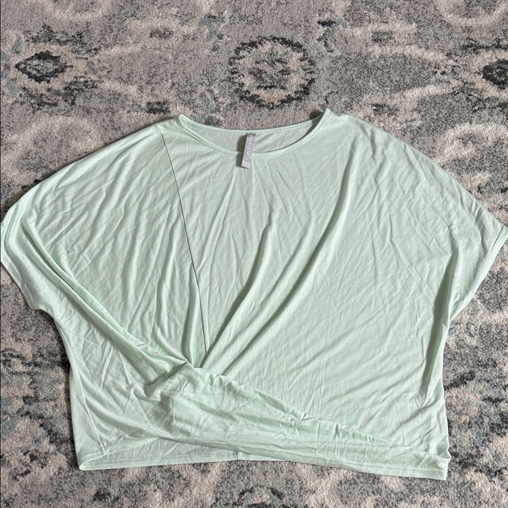 Athleta Dolman Tee Mint Green